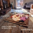 thumbnail image 5 of 1PC Extra Large 26" X 13" Magnetic Acacia Wood Charcuterie Board with Handles, Perfect for Housewarming, Christmas, And Halloween Gifts., 5 of 5