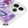 thumbnail image 4 of Airium Glitter Hybrid Protector Cover for Apple iPhone 11 Pro - Butterfly Dancing & Purple Quicksand (Hearts), 4 of 6