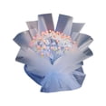 thumbnail image 2 of Ramo de flores de tulipanes de simulación DIY hecho a mano, regalo festivo, centro de mesa, decoración de flores artificiales para sala de estar, 2 of 8