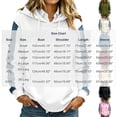 thumbnail image 4 of Qiggri Women's Oversized Embroidered Hoodies 2026 Sweatshirts Long Sleeve Pullover with Kangaroo Pocket Stripe Side Patchwork Tops Casual Fall Winter Outfits M, 4 of 8