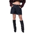 thumbnail image 1 of Short Mezclilla Tiro Alto Mujer Denim Casual, 1 of 5