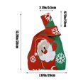 thumbnail image 3 of Fiudx Ofertas relámpago del día, solo en línea Bolso de mano con asa para muñeca, bonito bolso de mano de punto para caramelos navideño, con textura prémium, para regalo de mujer, 3 of 6
