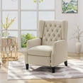 GDF Studio Westcott Contemporary Fabric Tufted Wingback Pushback