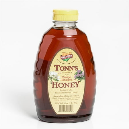 Tropical Blossom Honey - Tonn's Pure Orange Blossom Honey 32 oz Orange Blossom