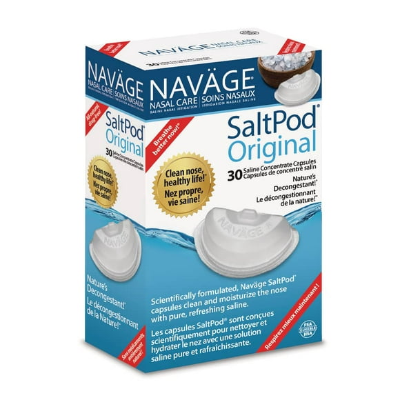 Navage Capsules de Concentré Salin Original SaltPod, Paq. 30