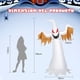 thumbnail image 5 of Fantasma inflable de Halloween 180 cm Costway con Luces LED rojas brillantes, 5 of 7