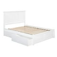 thumbnail image 4 of Madison Platform Bed with Flat Panel Foot Board and 2 Urban Bed Drawers in Multiple Colors and Sizes, 4 of 7