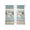 Teal Blue, variant on Beach Coastal Sheer Curtains 84 Inch Length 2 Panels Set Window Treatments, Nautical Shell Starfish Coral Summer Rod Pocket Semi Curtains for Living Room/Bedroom/Kitchen Décor, 104"W x 84"L