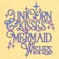 thumbnail image 3 of CafePress - UNICORN KISSES And MERMAID WISHES T Shirt - Cute Toddler T-Shirt, 100% Cotton, 3 of 4