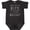 Black Leopard, variant on Salsa Dancing Ballroom Latin Dance Boys or Girls Baby Bodysuit