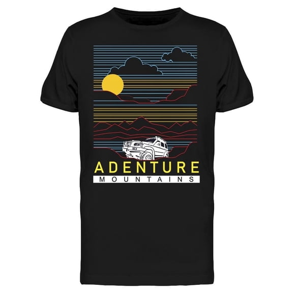 Adventure Mountains W/landscape Tee Men's -Image by Shutterstock