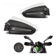 thumbnail image 2 of Cubre Puños Moto Hand Guards Universales Luz Led Belug, Negro Blanco, 2 of 5