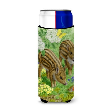 

Carolines Treasures ASA2124MUK Wild Boar Ultra Beverage Insulators for slim cans Slim Can multicolor