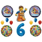 Legos 2 Movie 6th Birthday Party Balloons Decoration Supplies Sixth …