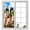 Beige, variant on Funny Window View Window Privacy Film, Farmhouse Cow Pig Sheep Floral Barn Frosted Glass Window Clings Static Cling UV Heat Blocking Reusable Door Sticker for Bathroom 17.7 x 39.3 Inch