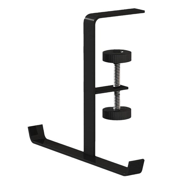 CAIROYAR Gancho de mesa ajustable para auriculares de juego, soporte para auriculares