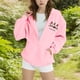 thumbnail image 5 of Sudadera deportiva informal con estampado degradado para niños y niñas, cuello redondo, manga larga, poliéster, 5 of 6