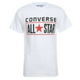 thumbnail image 2 of Converse Men' Short Sleeve All Star printed Cotton T Shirt Grey L, 2 of 3