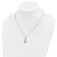 thumbnail image 3 of Finest Gold Sterling Silver Jul CZ Always in My Heart Birthstone 18 in. Necklace, 3 of 3
