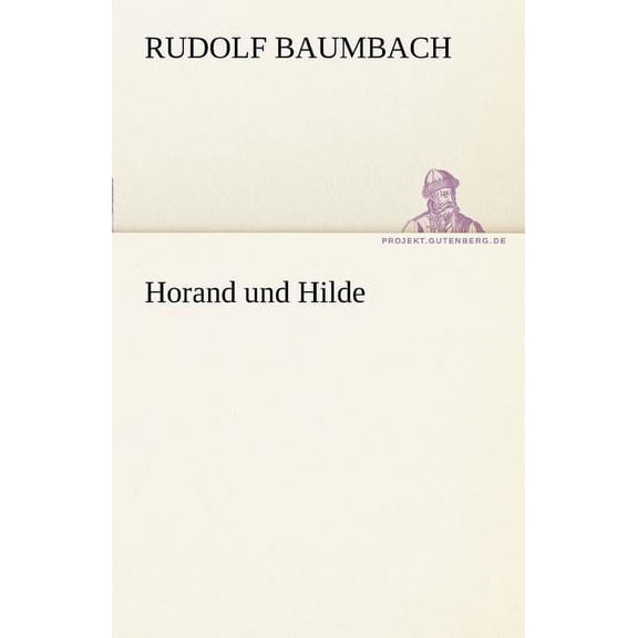 Horand Und Hilde (Paperback)