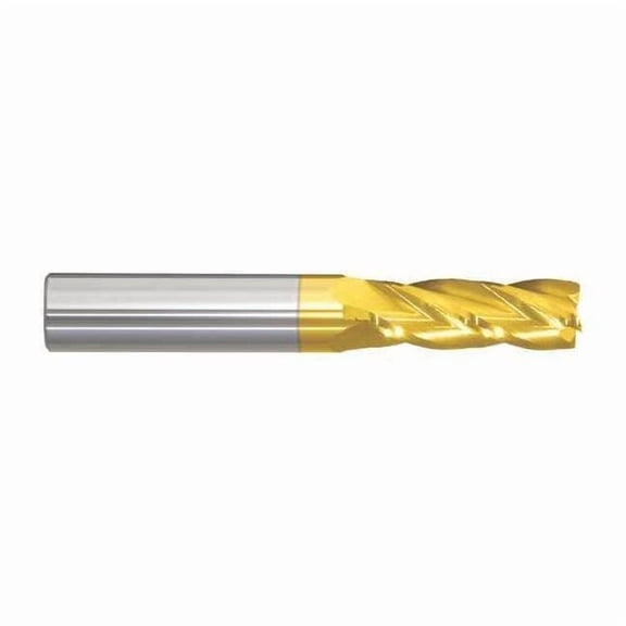 Manufacturer Varies End Mill,5/8 in.4 Flutes,TiN 206-001221