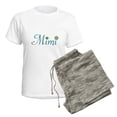 thumbnail image 5 of CafePress - Mimi Green Flowers Pajamas - Women's Short Sleeve Print T-Shirt and Pants Light Cotton Pajama Set, 5 of 7
