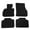 Black, variant on Ikon Motorsports Floor Mats Compatible With 2017-2024 Mini Cooper Countryman, Beige Nylon Car Auto Front Rear Carpets Liner 4PC Set Protector