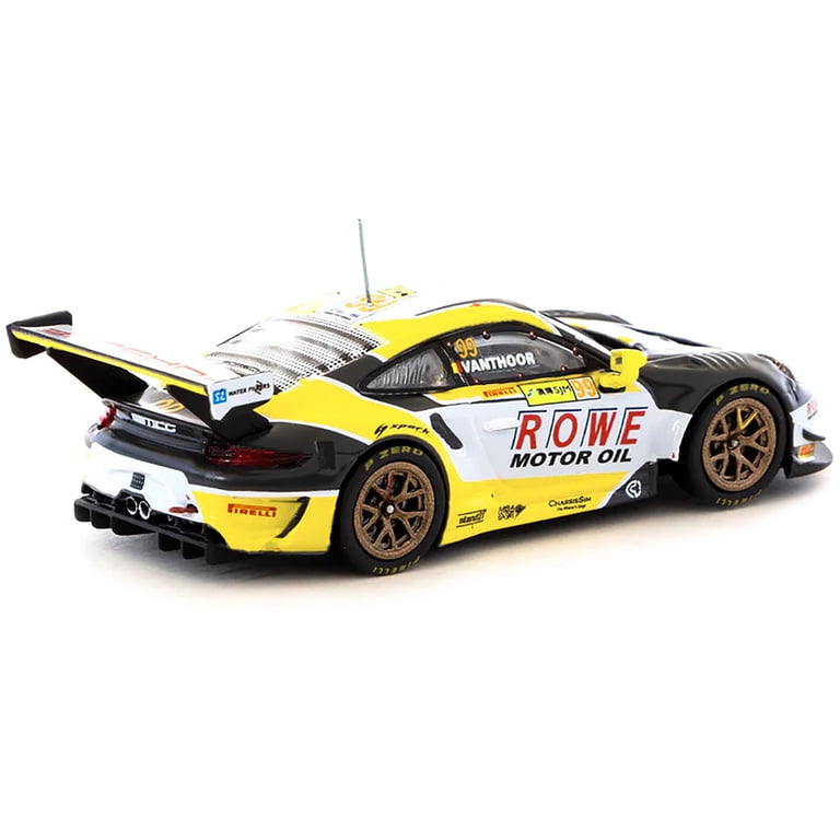 Tarmac Works 1/64 Porsche 911 GT3 R - FIA GT World Cup 2019, Macau - Jaune