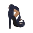 thumbnail image 4 of Women's High Heels Open Toe Ankle Strap Stilettos Platform Sexy Party Heeled Sandals, 4 of 5