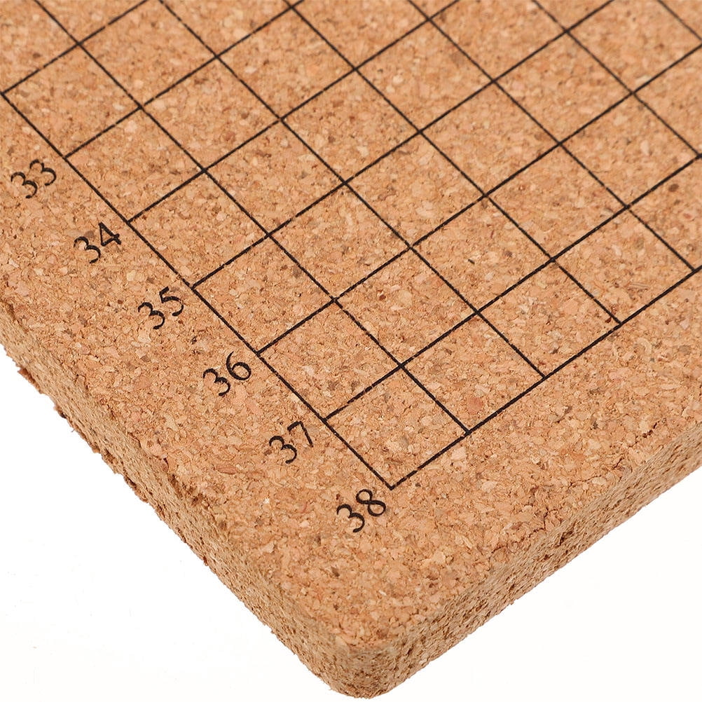 KHBUAB Macrame Cork Grid Board for Knitting and Weaving with Pins Sturdy Portable Assorted Colors