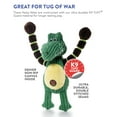 thumbnail image 6 of Charming Pet Thunda Tugga Gator Plush Dog Toy, Green, One-Size, 6 of 8