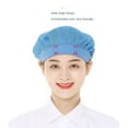 thumbnail image 3 of Cook Accessories Chic Breathable Hotel Restaurants Smoke-proof Dust Work Wear Hair Nets Cooking Hygienic Cap Chef Hat Work Hat WHITE NET, 3 of 8