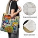 thumbnail image 3 of All Grown Up Bolso de tela con estampado de lienzo para mujer, bolsa de compras reutilizable y estética, con cremallera interior, regalo para mujer,40*40cm., 3 of 6