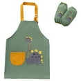 thumbnail image 1 of Tablier pour Enfants Garçons Filles avec Sangle Réglable Tabliers de Cuisson pour Bébé Tout-Petits avec Poches Ensemble Imperméable, 1 of 8