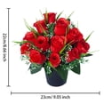 thumbnail image 2 of Bookk Elegant Cemetery Floral For Realistic Memorial For Display Long Lasting Indoor Outdoor Décor, 2 of 4