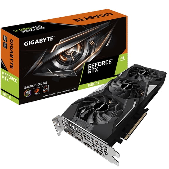 GIGABYTE GeForce GTX 1660 Ti Gaming OC 6G Graphics Card, Black