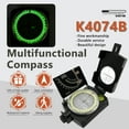 thumbnail image 6 of Arcticwind Compass,Outdoor Multi functional Compass North Needle,Metal Military Sighting Orienteering Compass,High precision,Waterproof Durable,Hiking Camping Hunting Professional Compass, 6 of 7