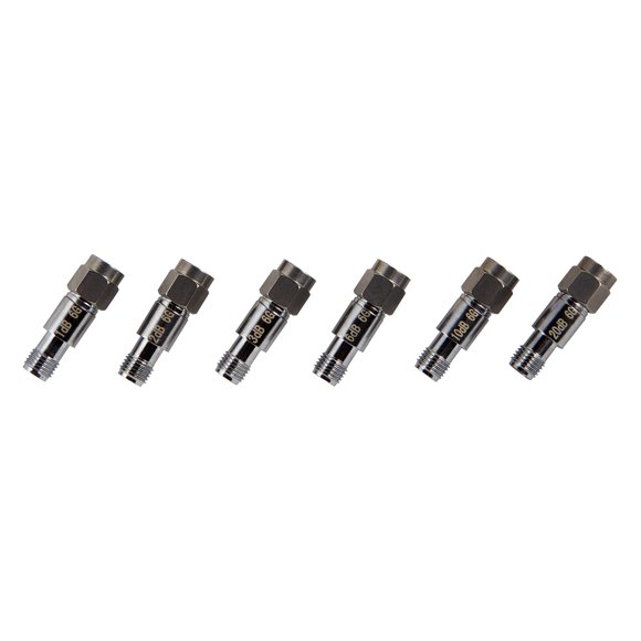 Nooelec Kit d'Atténuateurs SMA - Lot de 6 Pcs 2W 50 Ohms SMA Atténuateurs en Ligne Offrent une Amortissement Très Linéaire de 1dB à 42dB par Incréments de 1dB. 1dB, 2dB, 3dB, 6dB, 10dB