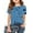 Blue, variant on Girls T Shirts Short Sleeve T Shirts Trendy White Boys Tshirts Girl Clothes 4T