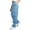 Four Pockets & Light Blue, variant on Dvprdro Women's Stretch Workwear Cargo Pants Outdoor Hiking Casual Work Pants‌ Trendy Elastic Waist with Button Zipper Jogger Trousers Khaki S