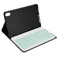 thumbnail image 3 of Keyboard With Leather Case, 11inch Ultrathin  Keyboard For Pad 11 Tablet And Smartphone, Portable  Keyboard Waterproof And Mut, Office Travel, 3 of 8