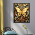 thumbnail image 4 of Kit de punto de cruz con estampado de mariposa, hilo de bordar de algodón ecológico completo de 11CT, 40x50cm, 4 of 9