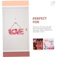 thumbnail image 2 of GFDYREE 2 Pcs Décorations de Porte de la Saint-Valentin pour la Maison, Panneau de Porte d'Entrée pour Extérieur, 2 of 7