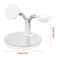 thumbnail image 3 of Phone Charging Station Wireless LED Phone Charger Type-C  Watch Earphone Charger  Black, 3 of 10