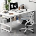 thumbnail image 3 of Computer Table Office Desks Employee Modern Simplicity Work Office Desks Study Drawers Escritorio Habitacion Furniture QF50OD My Lux Decor Round, 3 of 18