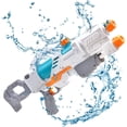 thumbnail image 1 of Pistola de Agua SANTSHINE Blanca Alta Capacidad Dos Boquillas para Niños y Adultos, 1 of 7