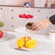 thumbnail image 4 of Marco De Plástico Soporte de 3 niveles para cupcakes, bandeja para postres, torre, 26x26x40 cm, plástico blanco, ideal para fiestas y eventos (1 unidad). Rkxzt, 4 of 8