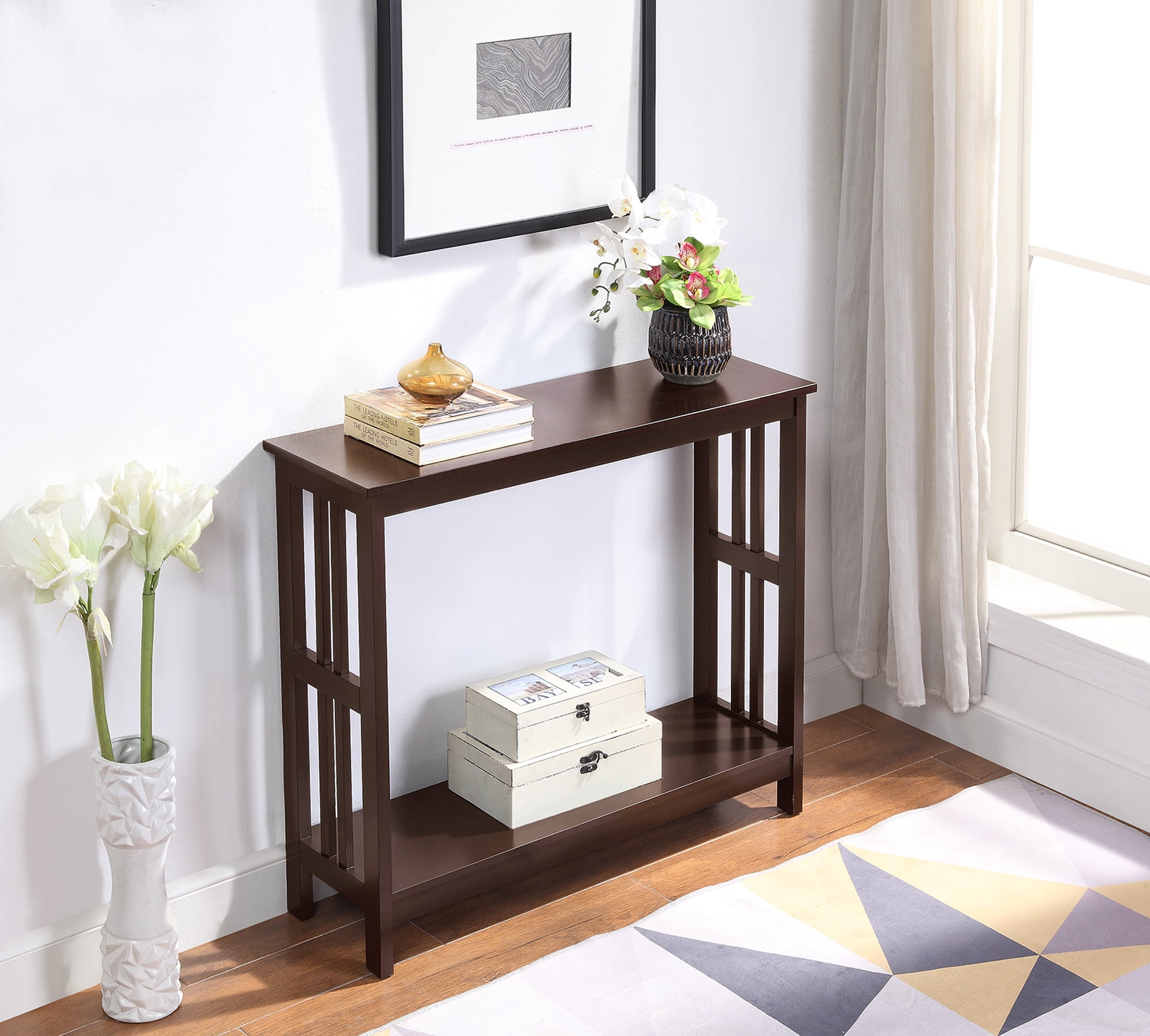 Convenience Concepts Mission Console Table, Espresso