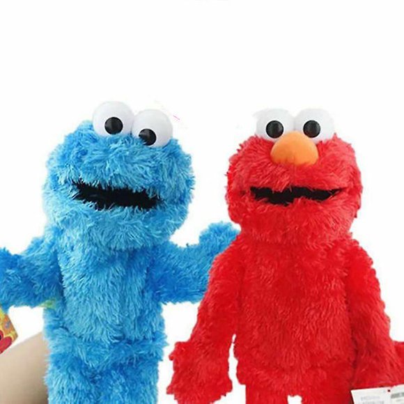 Peluche Animal Elmo Cookie Monster Cadeau pour la Journée des Enfants.