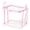 Pink, variant on 1Pc Clear Storage Bags With Zipper Clear Moving Bags Transparent Handheld Book Storage Bag Clear Storage Containers For Classroom Organization
